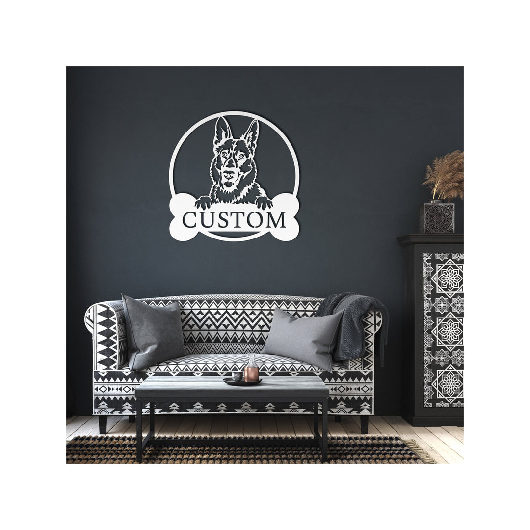 Custom German Shepherd Wall Art