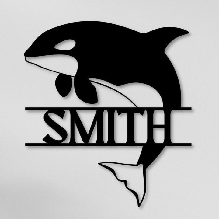 Custom Orca Metal Wall Art