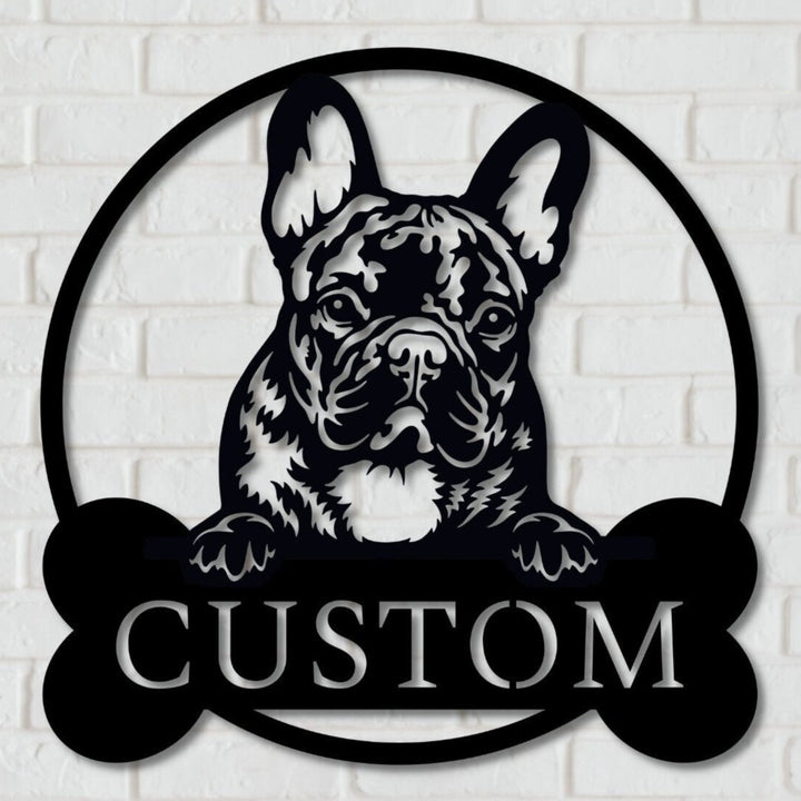 Custom French Bulldog Wall Art