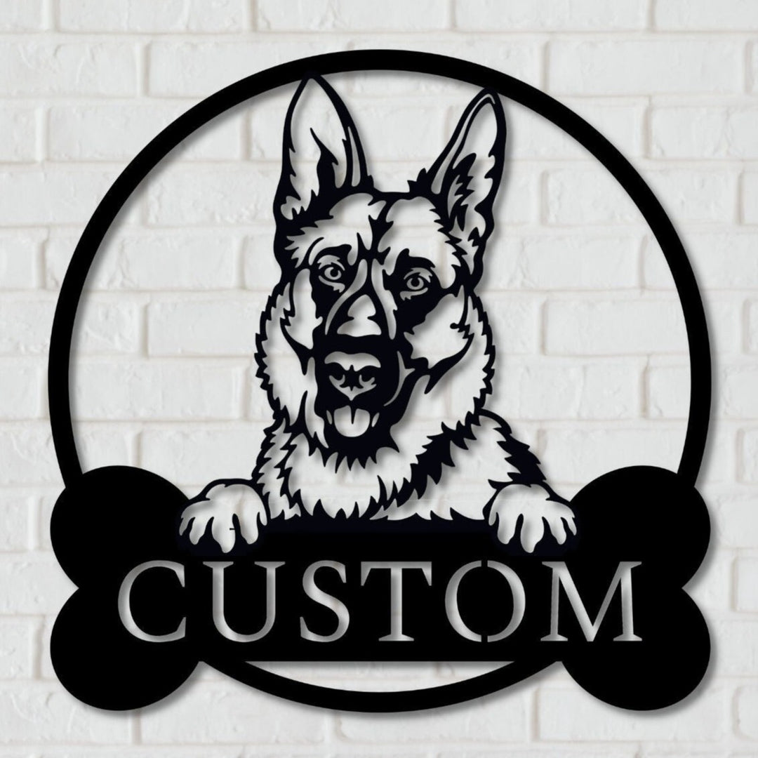 Custom German Shepherd Wall Art