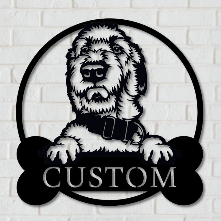 Custom Irish Wolfhound Wall Art