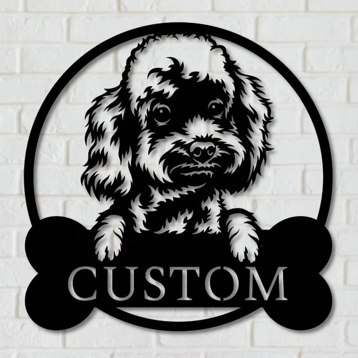 Custom Poodle Wall Art