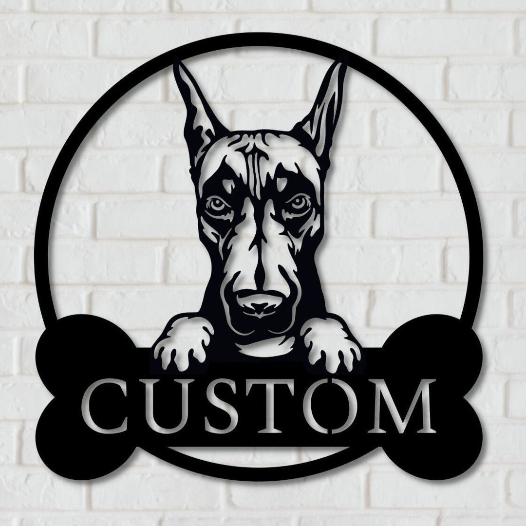 Custom Doberman Wall Art