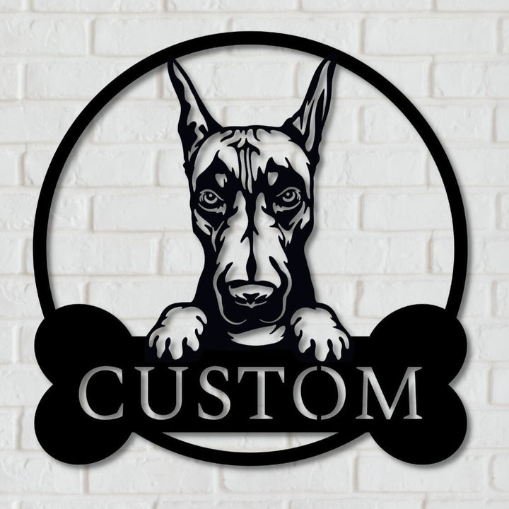 Custom Doberman Wall Art