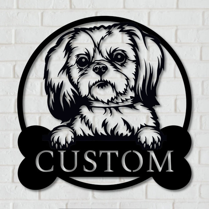 Custom Shih Tzu Wall Art